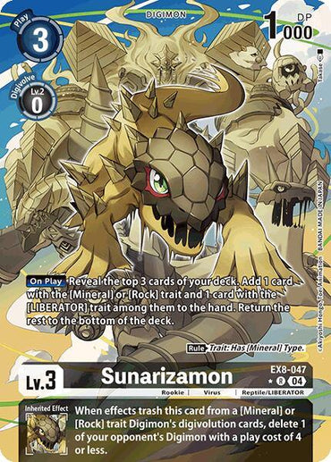Sunarizamon [EX8-047] (Alternate Art) [Chain of Liberation] (ONLINE ORDER ONLY)