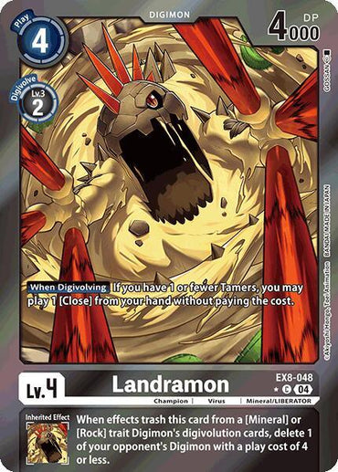 Landramon [EX8-048] (Limited Foil) [Chain of Liberation] (ONLINE ORDER ONLY)