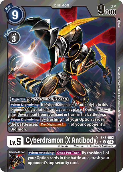 Cyberdramon [EX8-052] (X Antibody) (Limited Foil) [Chain of Liberation] (ONLINE ORDER ONLY)