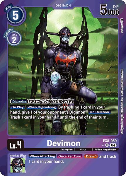 Devimon [EX8-059] (Limited Foil) [Chain of Liberation] (ONLINE ORDER ONLY)
