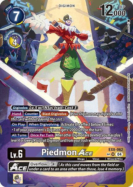 Piedmon ACE [EX8-062] (Textured) [Chain of Liberation] (ONLINE ORDER ONLY)