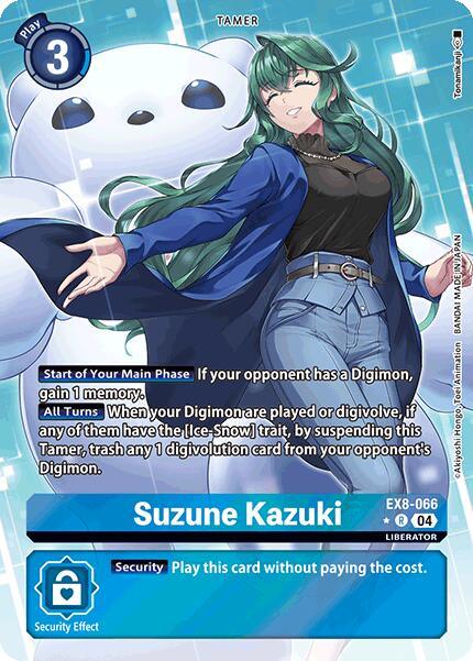 Suzune Kazuki [EX8-066] (Alternate Art) [Chain of Liberation] (ONLINE ORDER ONLY)