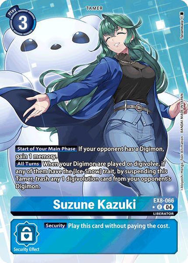 Suzune Kazuki [EX8-066] (Alternate Art) [Chain of Liberation] (ONLINE ORDER ONLY)