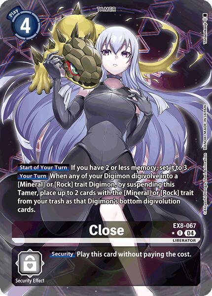 Close [EX8-067] (Alternate Art) [Chain of Liberation] (ONLINE ORDER ONLY)