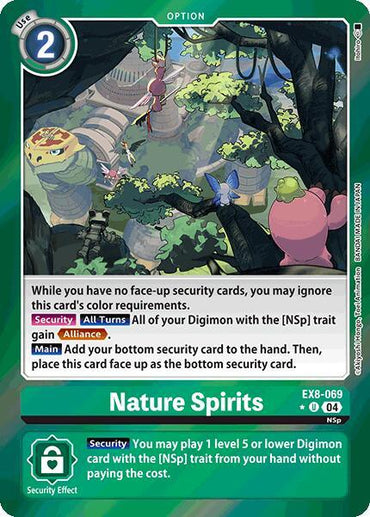 Nature Spirits [EX8-069] (Limited Foil) [Chain of Liberation] (ONLINE ORDER ONLY)