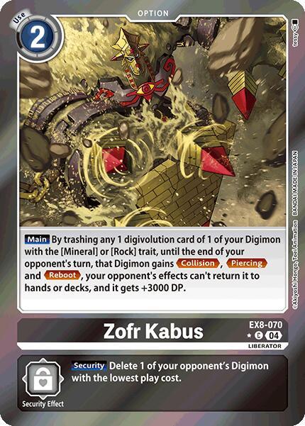 Zofr Kabus [EX8-070] (Limited Foil) [Chain of Liberation] (ONLINE ORDER ONLY)