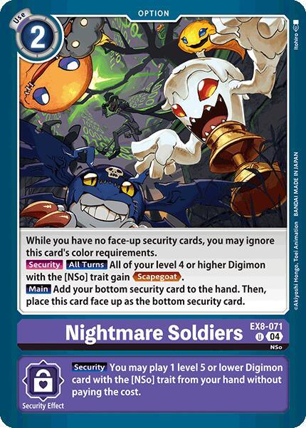 Nightmare Soldiers [EX8-071] [Chain of Liberation] (ONLINE ORDER ONLY)