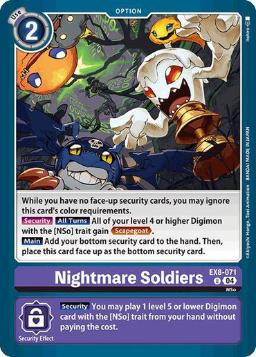 Nightmare Soldiers [EX8-071] [Chain of Liberation] (ONLINE ORDER ONLY)