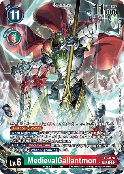 MedievalGallantmon [EX8-074] (Alternate Art) [Chain of Liberation] (ONLINE ORDER ONLY)