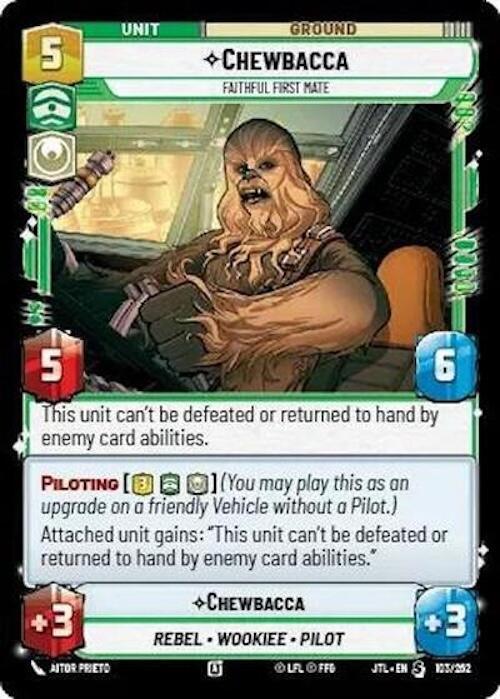 Chewbacca - Faithful First Mate (103/257) [Jump to Lightspeed] (ONLINE ORDER ONLY)