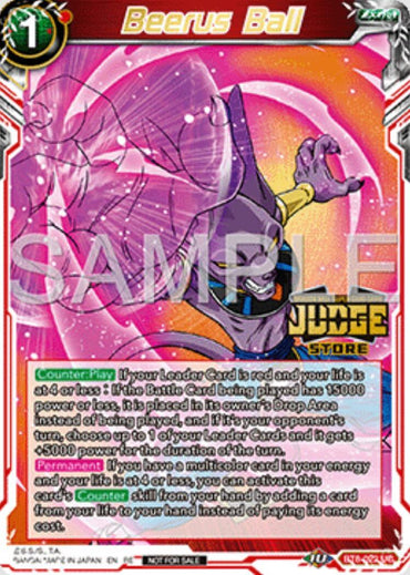 Beerus Ball (Judge Pack Vol.16) (Store) (BT8-022) [Judge Promotion Cards] (ONLINE ORDER ONLY)