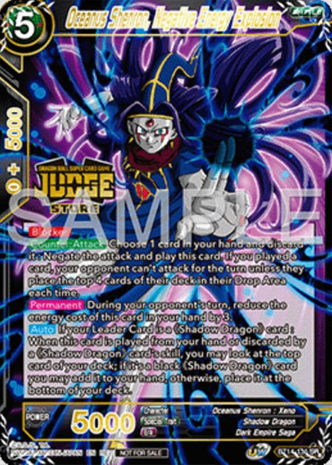 Oceanus Shenron, Negative Energy Explosion (Judge Pack Vol.16) (Store) (BT14-135) [Judge Promotion Cards] (ONLINE ORDER ONLY)