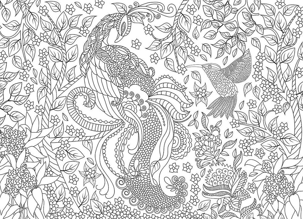 Puzzle: Color-Me Collection - Tropical Birds (ONLINE ORDER ONLY)