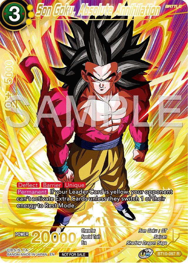 Son Goku, Absolute Annihilation (Championship 2024 Finals Pack) (Gold Stamped) (BT10-097) [Tournament Promotion Cards] (ONLINE ORDER ONLY)