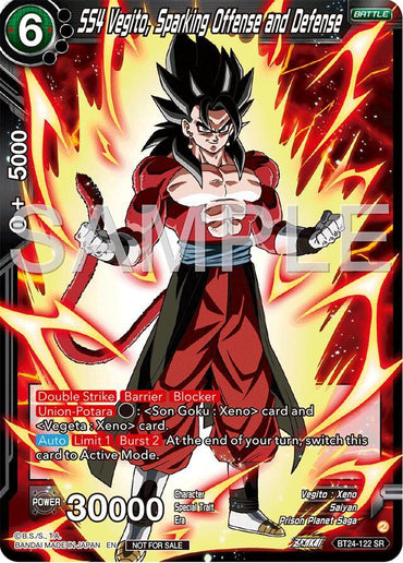 SS4 Vegito, Sparking Offense and Defense (Championship 2024 Finals Pack) (BT24-122) [Tournament Promotion Cards] (ONLINE ORDER ONLY)