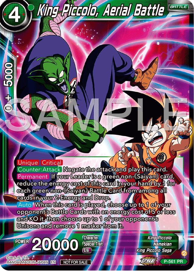 King Piccolo, Aerial Battle (Championship 2024 Finals Pack) (P-561) [Tournament Promotion Cards] (ONLINE ORDER ONLY)