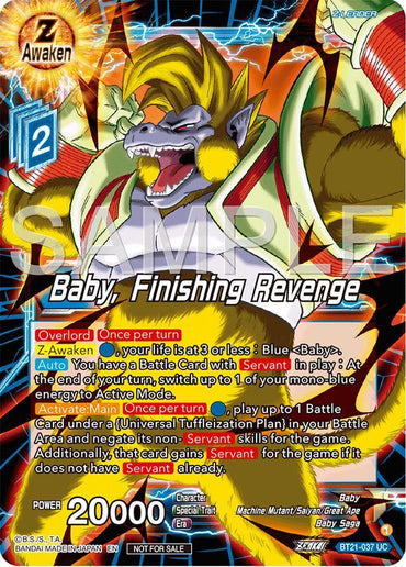Baby, Finishing Revenge (Championship 2024 Finals Zenkai Pack) (BT21-037) [Tournament Promotion Cards] (ONLINE ORDER ONLY)
