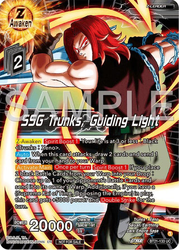 SSG Trunks, Guiding Light (Championship 2024 Finals Zenkai Pack) (BT21-133) [Tournament Promotion Cards] (ONLINE ORDER ONLY)