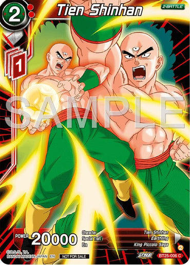 Tien Shinhan (Championship 2024 Finals Zenkai Pack) (BT25-006) [Tournament Promotion Cards] (ONLINE ORDER ONLY)