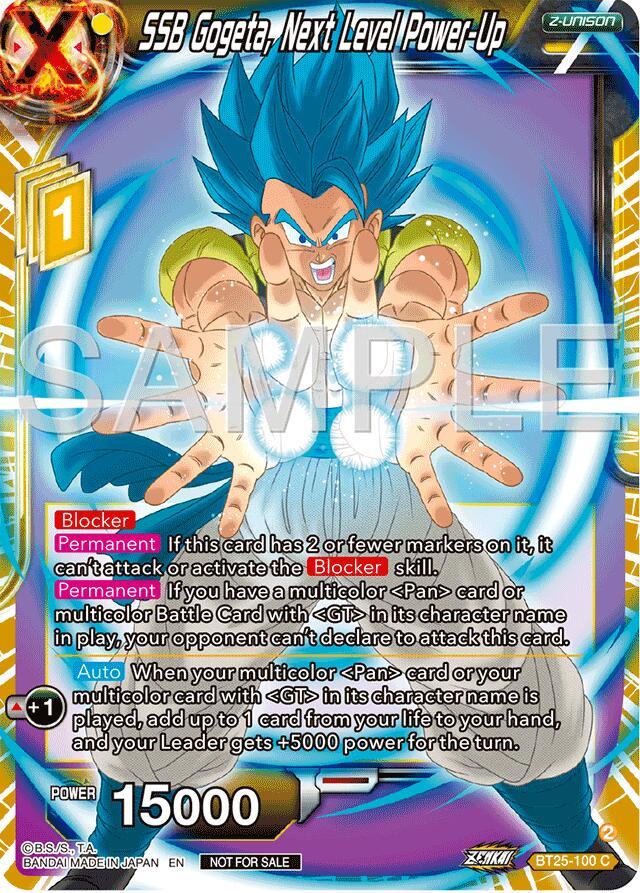 SSB Gogeta, Next Level Power-Up (Championship 2024 Finals Zenkai Pack) (BT25-100) [Tournament Promotion Cards] (ONLINE ORDER ONLY)