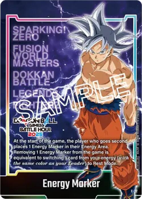 Energy Marker (Dragon Ball Games Battle Hour 2025 Promo Card Set) (E-22) [Fusion World Energy Markers] (ONLINE ORDER ONLY)