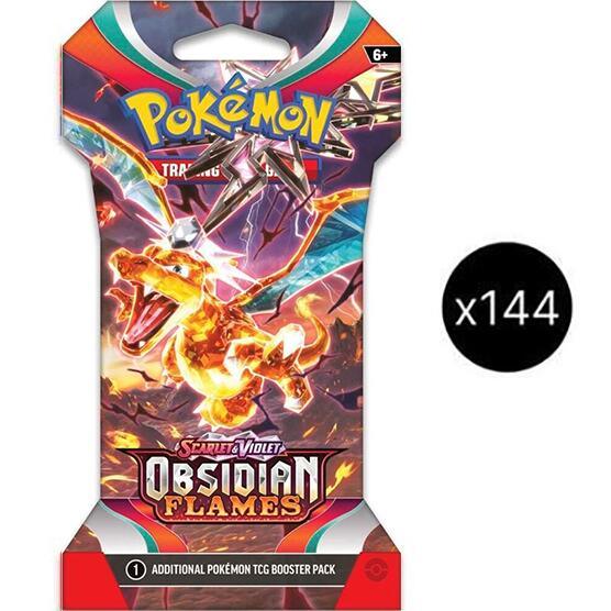 Scarlet & Violet: Obsidian Flames - Sleeved Booster Pack Case (Online Only)