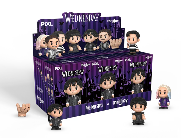 [Thrilljoy] Wednesday PIXL Blind Box Vinyl (1 in 108 chance of receiving a secret figure!) (ONLINE ORDER ONLY)