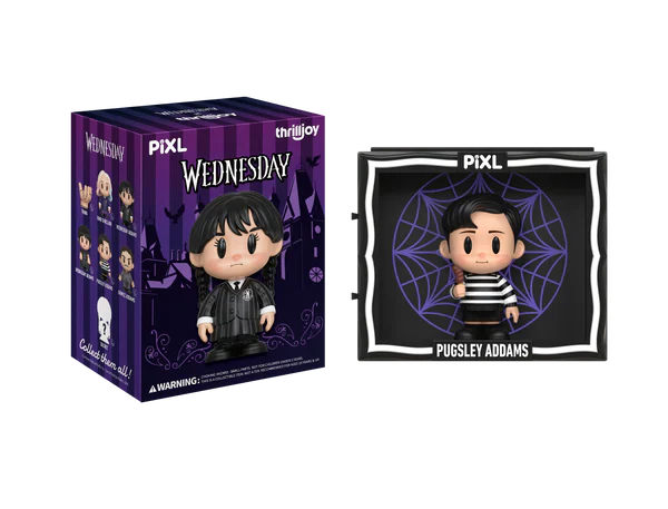 [Thrilljoy] Wednesday PIXL Blind Box Vinyl (1 in 108 chance of receiving a secret figure!) (ONLINE ORDER ONLY)