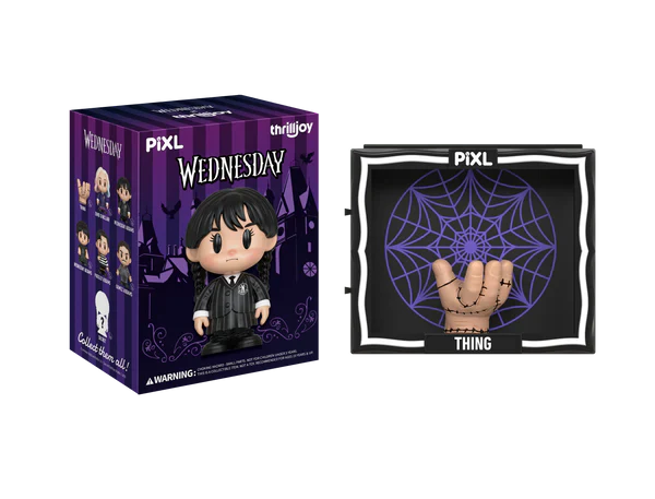 [Thrilljoy] Wednesday PIXL Blind Box Vinyl (1 in 108 chance of receiving a secret figure!) (ONLINE ORDER ONLY)