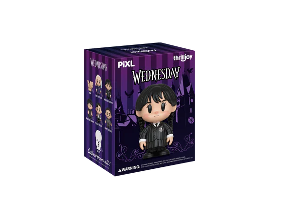 [Thrilljoy] Wednesday PIXL Blind Box Vinyl (1 in 108 chance of receiving a secret figure!) (ONLINE ORDER ONLY)
