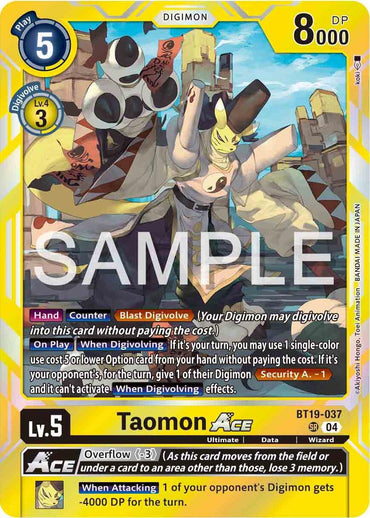 Taomon ACE [BT19-037] [Release Special Booster Ver.2.0] (ONLINE ORDER ONLY)
