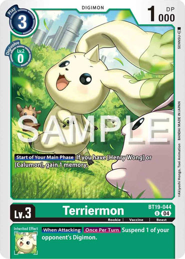 Terriermon [BT19-044] [Release Special Booster Ver.2.0] (ONLINE ORDER ONLY)