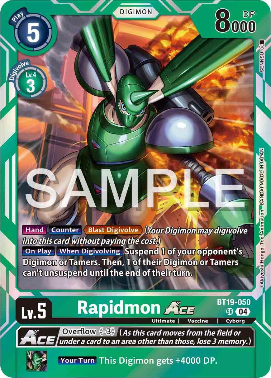 Rapidmon ACE [BT19-050] [Release Special Booster Ver.2.0] (ONLINE ORDER ONLY)