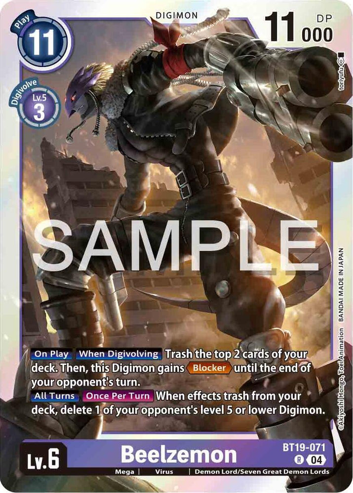 Beelzemon [BT19-071] [Release Special Booster Ver.2.0] (ONLINE ORDER ONLY)