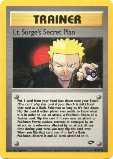 Lt. Surge's Secret Plan (107/132) [Gym Challenge Unlimited] (Online Only)