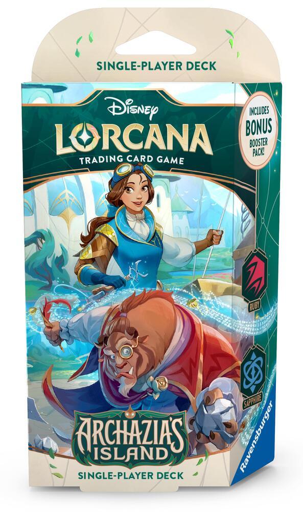 Disney Lorcana: Archazia's Island Starter Deck (Ruby & Sapphire) (ONLINE ORDER ONLY)