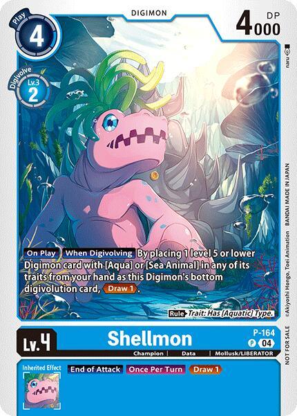 Shellmon [P-164] (Store Tournament 2025 Vo.1 Participation Pack) [Promotional Cards] (ONLINE ORDER ONLY)