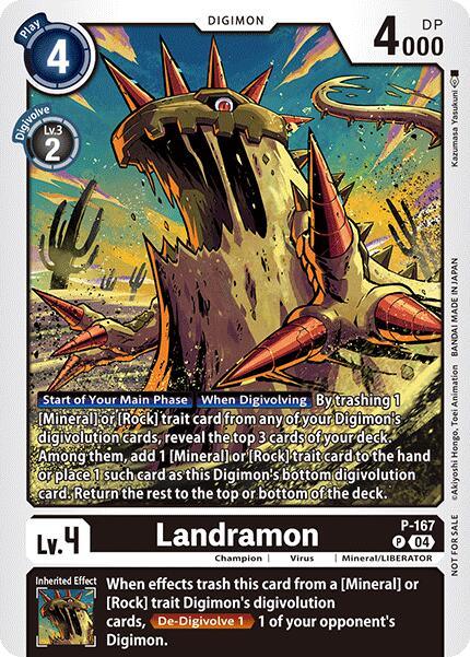 Landramon [P-167] (Store Tournament 2025 Vo.1 Participation Pack) [Promotional Cards] (ONLINE ORDER ONLY)