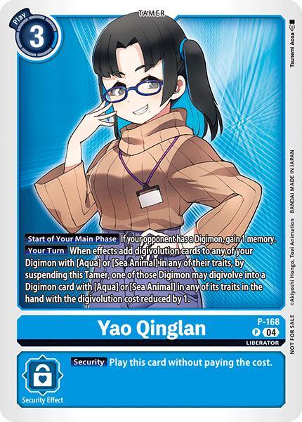 Yao Qinglan [P-168] (Store Tournament 2025 Vo.1 Participation Pack) [Promotional Cards] (ONLINE ORDER ONLY)