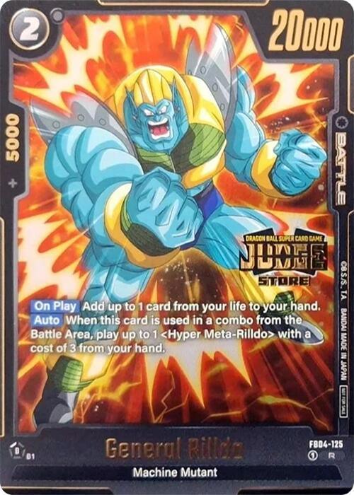 General Rilldo (Judge Pack (Store Judge) 03) [Fusion World Tournament Cards] (ONLINE ORDER ONLY)