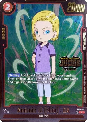 Android 18 (Mini) : DA (Judge Pack (Store Judge) 03) [Fusion World Tournament Cards] (ONLINE ORDER ONLY)
