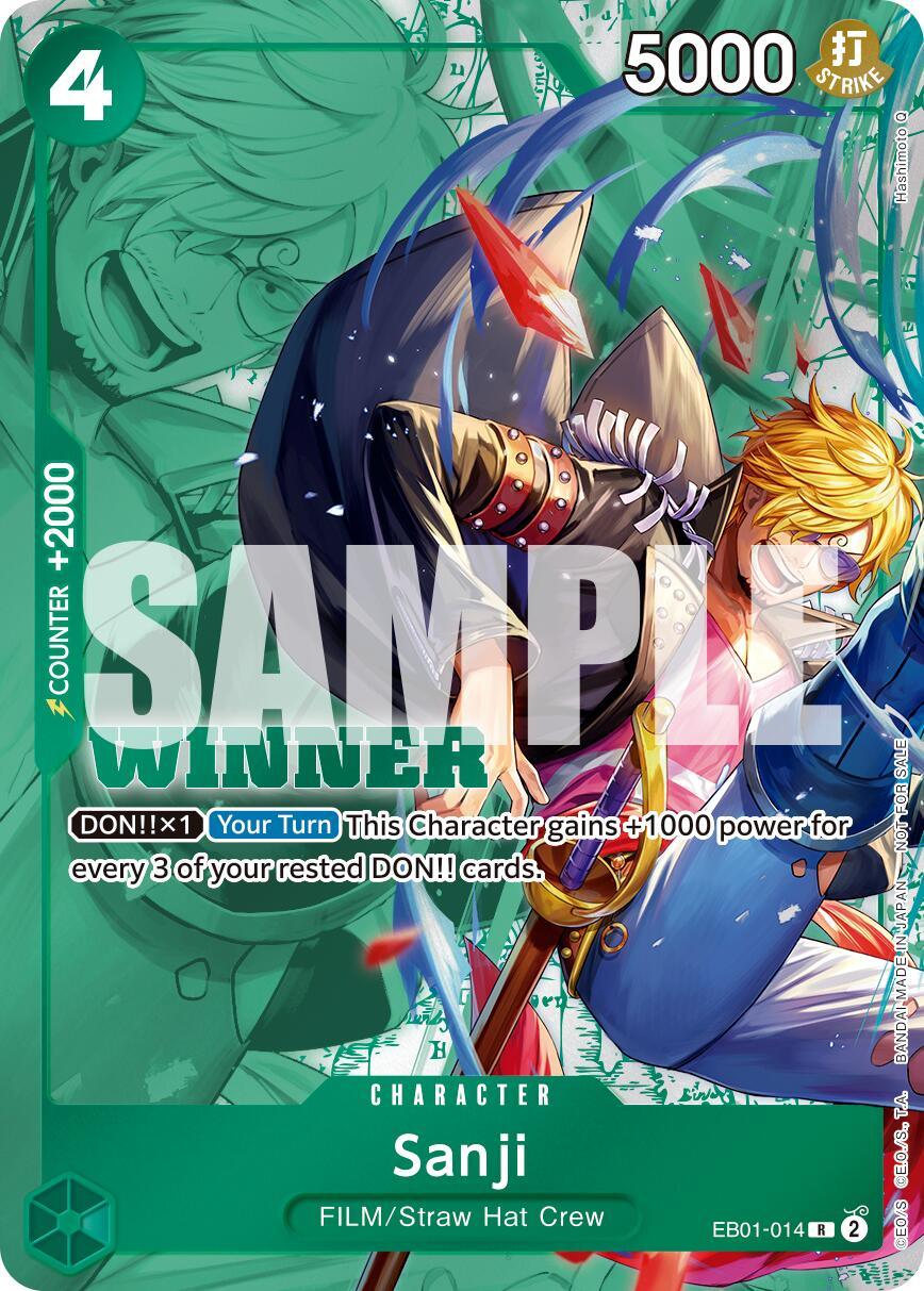 Sanji (Winner Pack 2025 Vol. 1) [One Piece Promotion Cards] (ONLINE ORDER ONLY)