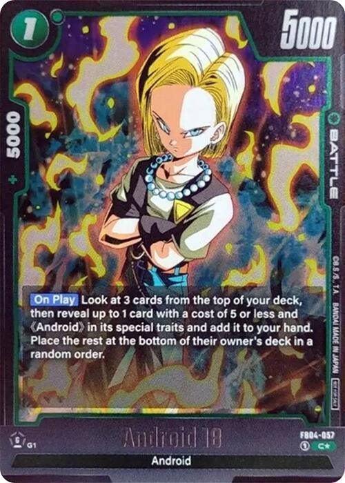 Android 18 (Tournament Pack 05) [Fusion World Tournament Cards] (ONLINE ORDER ONLY)