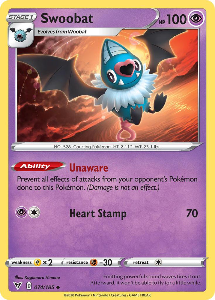 Swoobat (074/185) [Sword & Shield: Vivid Voltage] (Online Only)