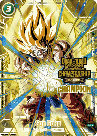 Son Goku (FP-034) (Champion) [Tournament and Championship Promos] (ONLINE ORDER ONLY)