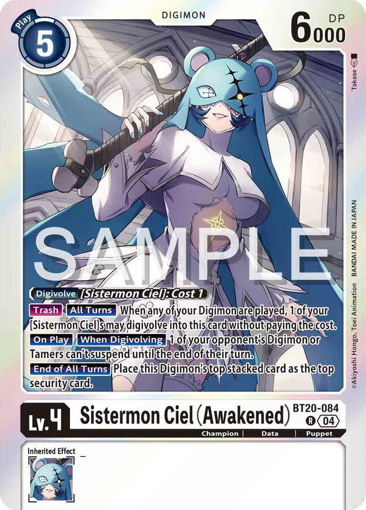 Sistermon Ciel [BT20-084] (Awakened) [Release Special Booster Ver.2.0] (ONLINE ORDER ONLY)