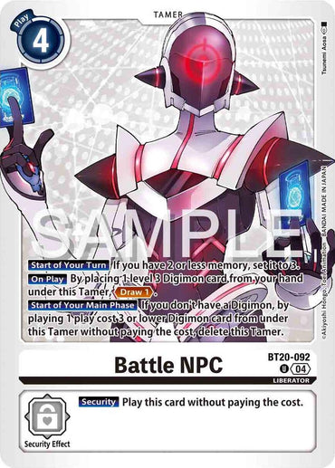 Battle NPC [BT20-092] [Release Special Booster Ver.2.0] (ONLINE ORDER ONLY)
