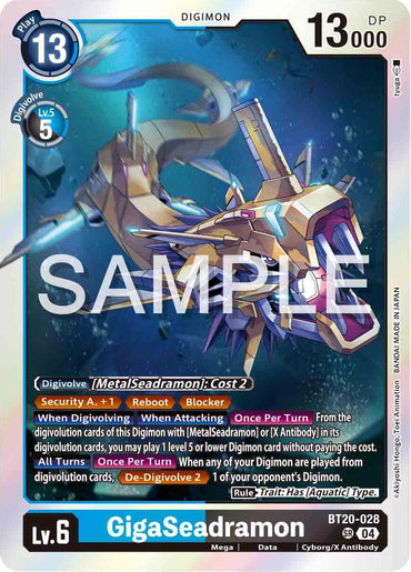 GigaSeadramon [BT20-028] [Release Special Booster Ver.2.0] (ONLINE ORDER ONLY)