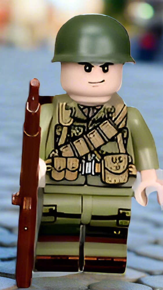 WWII Army Soldier Minifigure (ONLINE ORDER ONLY)