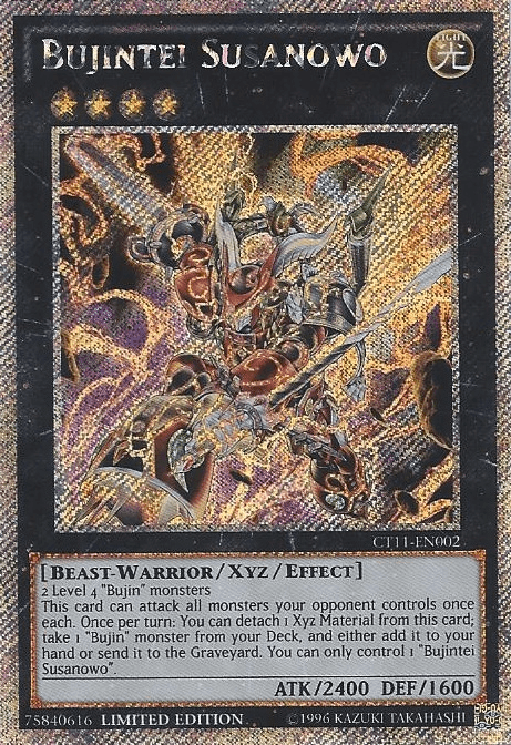 Bujintei Susanowo [CT11-EN002] Secret Rare (ONLINE ORDER ONLY)